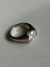 Load image into Gallery viewer, Sterling Silver Quartz Ring Size 6.75

