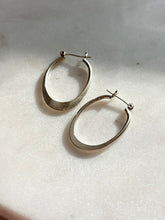 Load image into Gallery viewer, Vintage Sterling Silver Hoop Earrings
