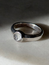 Load image into Gallery viewer, Carved Moon Man Sterling Silver Ring Size 8.25
