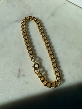 Load image into Gallery viewer, Vintage 1/20 12k Gold Filled Cuban Link Bracelet 7”
