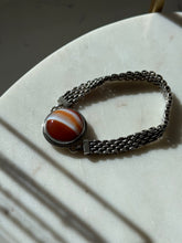 Load image into Gallery viewer, Vintage Panther Link Sterling Silver Bracelet Set
