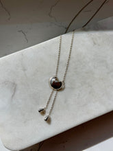 Load image into Gallery viewer, Vintage Sterling Silver Two-Tone Lariat Necklace
