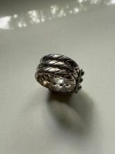 Load image into Gallery viewer, Tanzanite Cabochon Sterling Silver Ring Size 5.75
