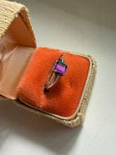 Load image into Gallery viewer, Tous Amethyst Sterling Silver Ring Size 7
