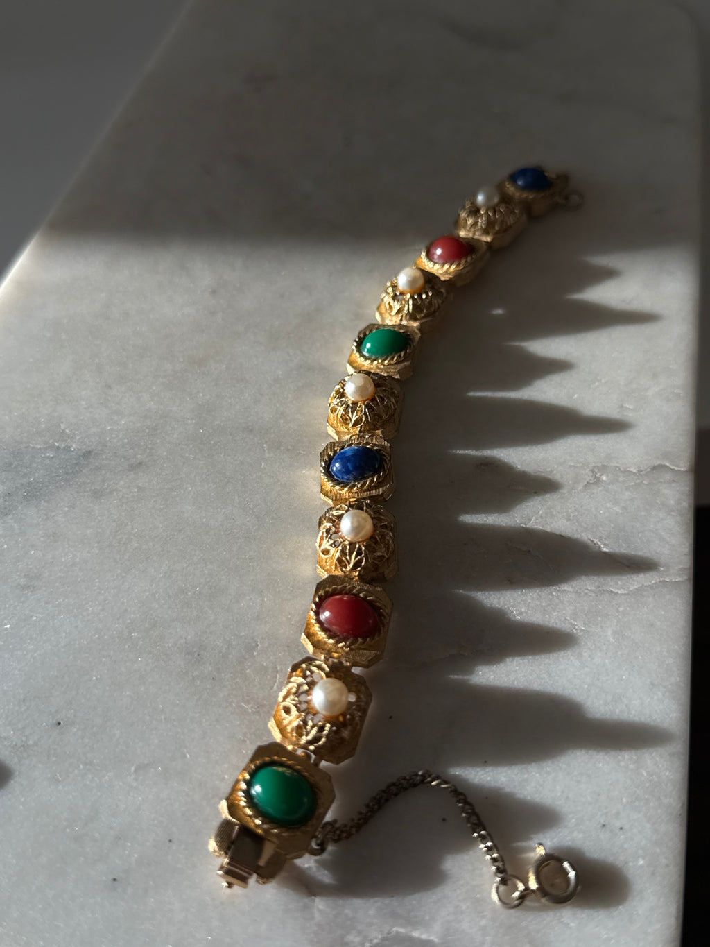 Vintage Goldtone Costume Bracelet