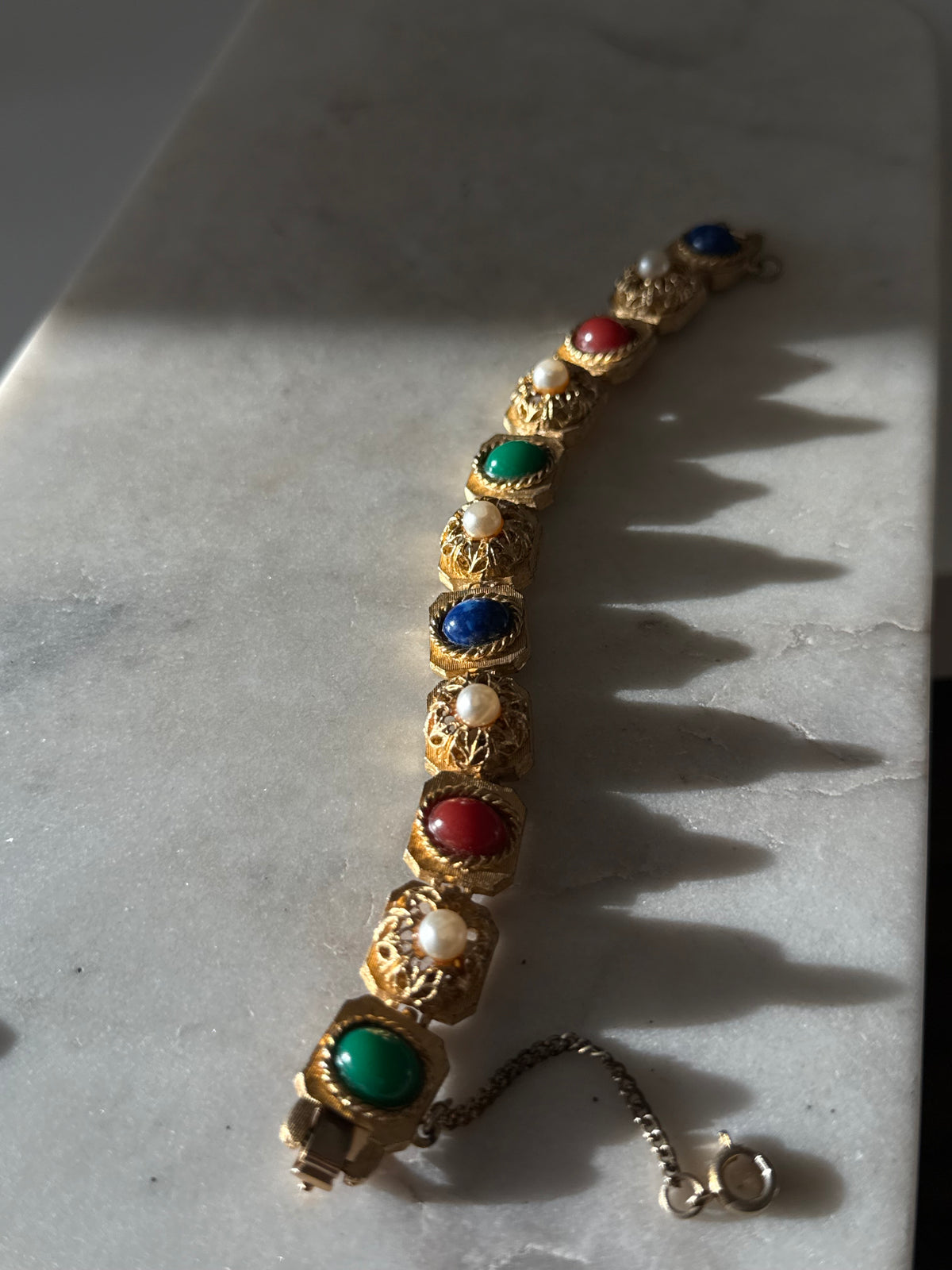 Vintage Goldtone Costume Bracelet