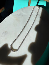 Load image into Gallery viewer, CZ Sterling Silver Tennis Chain Necklace 18”
