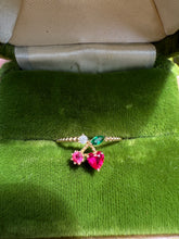 Load image into Gallery viewer, Cherry 14k Yellow Gold Ring Size 6.25
