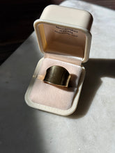 Load image into Gallery viewer, Gold Vermeil Wide Ring Size 11.25
