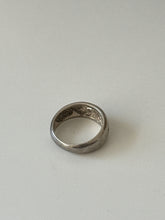 Load image into Gallery viewer, Celestial Inlay Sterling Silver Ring Size 4.75
