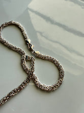 Load image into Gallery viewer, Byzantine Sterling Silver Hand Chain
