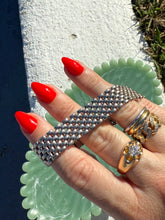 Load image into Gallery viewer, Panther Link Sterling Silver Chunky Bracelet 7”
