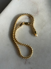 Load image into Gallery viewer, Franco Link Gold Vermeil Bracelet 8”
