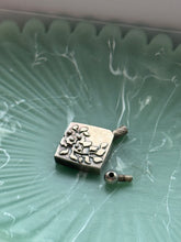 Load image into Gallery viewer, Floral Perfume Bottle Sterling Silver Pendant
