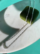 Load image into Gallery viewer, Italian Byzantine Solid Sterling Silver Chain 24”
