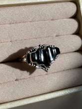 Load image into Gallery viewer, Black Bat Sterling Silver Ring Size 8.75
