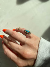 Load image into Gallery viewer, Turquoise Vintage Sterling Silver Ring
