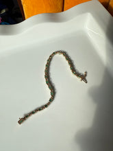 Load image into Gallery viewer, Emerald Diamond Tennis Bracelet
