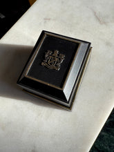 Load image into Gallery viewer, Vintage Black Velvet Ring Box

