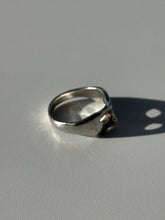 Load image into Gallery viewer, Vintage Sterling Silver Mask Ring Size 8
