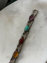 Load image into Gallery viewer, Vintage Scarab Beetle Bracelet 7.25”
