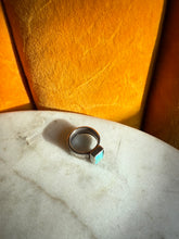 Load image into Gallery viewer, Turquoise Sterling Silver Ring Size 7
