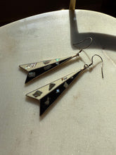 Load image into Gallery viewer, Enamel Abalone Sterling Silver Earrings
