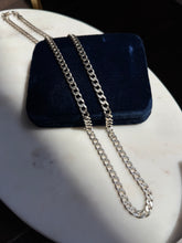 Load image into Gallery viewer, Italian Solid Sterling Silver Cuban Curb Chain 24.5”

