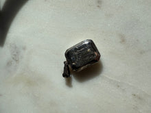 Load image into Gallery viewer, Etched Square Sterling Silver Locket Pendant
