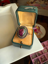 Load image into Gallery viewer, Ruby Zoisite Sterling Silver Ring
