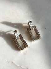 Load image into Gallery viewer, Solid Hammered Sterling Silver Earrings
