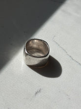Load image into Gallery viewer, Chunky Solid Sterling Silver Cigar Band Ring Size 7.25
