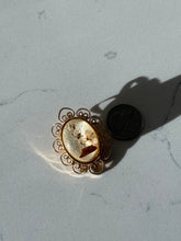 Load image into Gallery viewer, Vintage Gold Plated Costume Jewelry Brooch
