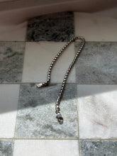 Load image into Gallery viewer, Deadstock Sterling Silver Rounded Box Chain Bracelet 8.5”
