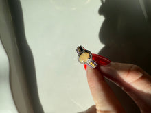 Load image into Gallery viewer, Opal &amp; Amethyst Sterling Silver Ring Size 8.25
