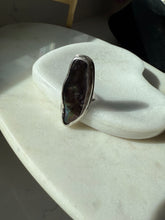 Load image into Gallery viewer, Abalone Shell Sterling Silver Ring Size 7.25
