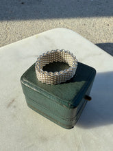 Load image into Gallery viewer, Mesh Link Sterling Silver Ring Size 10.25

