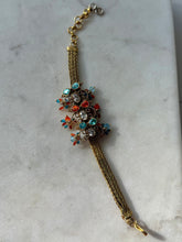 Load image into Gallery viewer, Vintage Gold Plated Fringe Bracelet
