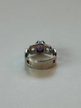 Load image into Gallery viewer, Amethyst Sterling Silver Ring Size 4.75
