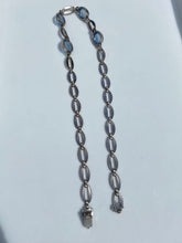 Load image into Gallery viewer, Blue Gemstone Vintage Sterling Silver Necklace
