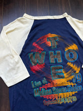 Load image into Gallery viewer, Vintage 1970s The Who Raglan Band Shirt

