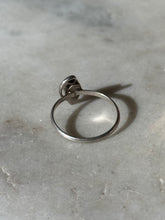 Load image into Gallery viewer, Vintage Turquoise Sterling Silver Dainty Ring Size 6
