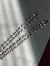 Load image into Gallery viewer, Vintage Puffy Mariner Sterling Silver Chain 24”
