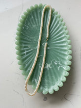 Load image into Gallery viewer, Vintage 10k Gold Pearl Necklace 18”
