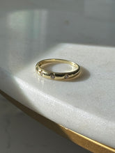 Load image into Gallery viewer, Vintage 14k Yellow Gold Natural Diamond Flush Set Band Size 9
