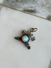 Load image into Gallery viewer, Opal Frog Charm Sterling Silver
