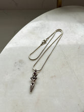 Load image into Gallery viewer, Vintage Ruby Sterling Silver Goddess Necklace
