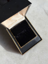 Load image into Gallery viewer, Vintage Black Velvet Ring Box
