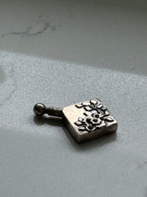 Load image into Gallery viewer, Floral Perfume Bottle Sterling Silver Pendant
