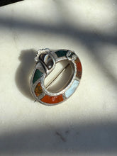 Load image into Gallery viewer, Antique Sterling Scottish Agate Brooch
